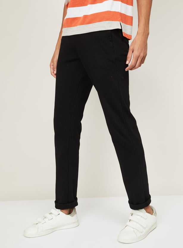 FAHRENHEIT Men Solid Track Pants