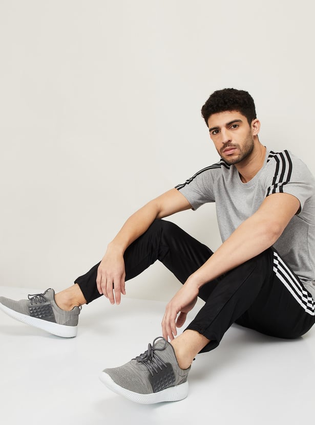 ADIDAS Men Striped Elasticated Track Pants