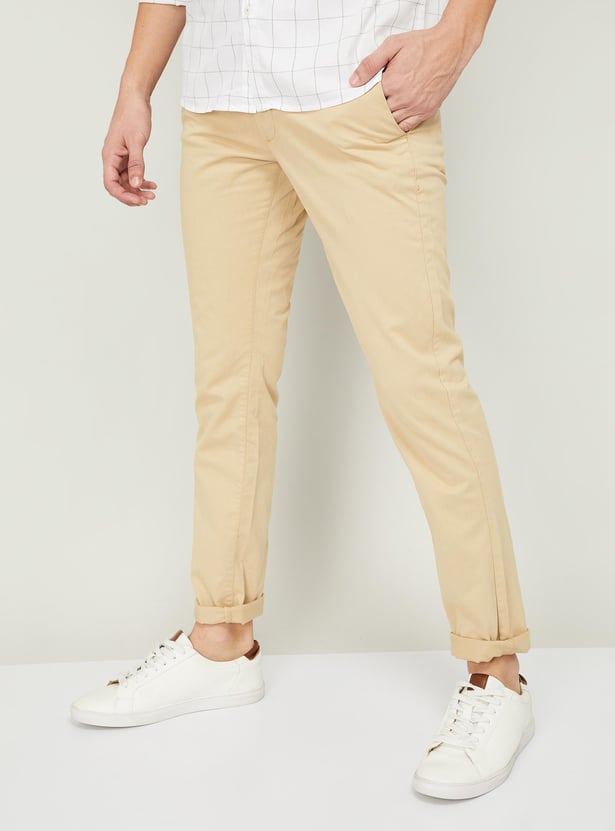 ARROW SPORT Men Solid Slim Straight Fit Chinos