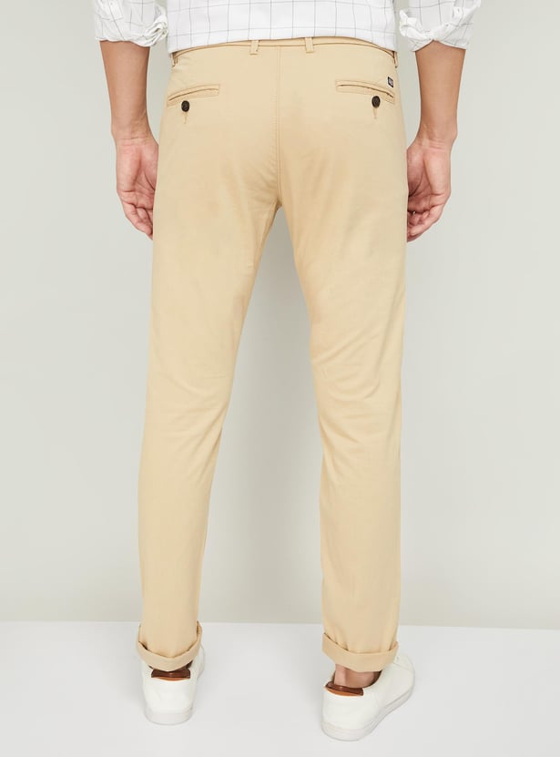 ARROW SPORT Men Solid Slim Straight Fit Chinos