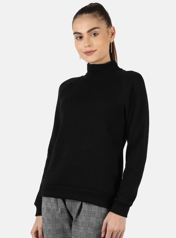 Buy MONTE CARLO Women Solid Turtle Neck Sweater from Monte Carlo