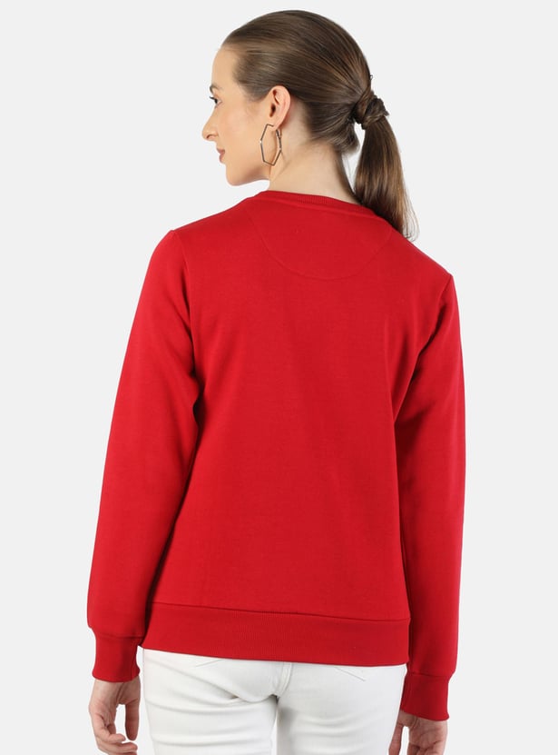 MONTE CARLO Women Printed Sweatshirt