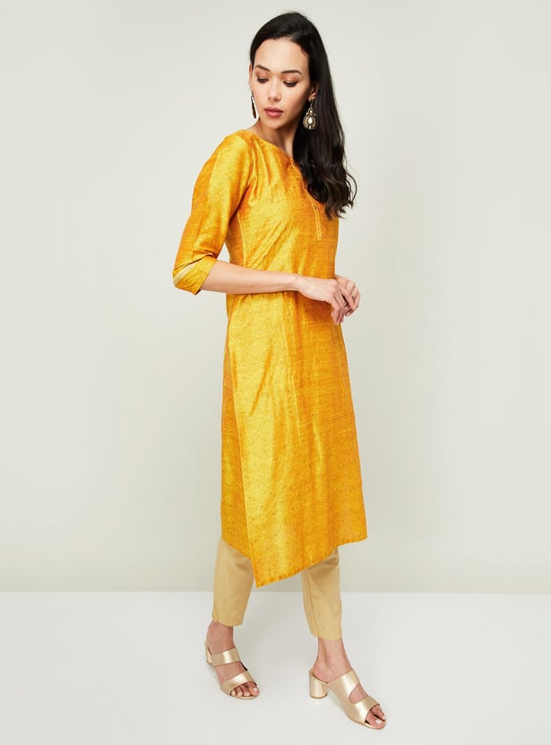 SPAN Women Printed Straight Kurta