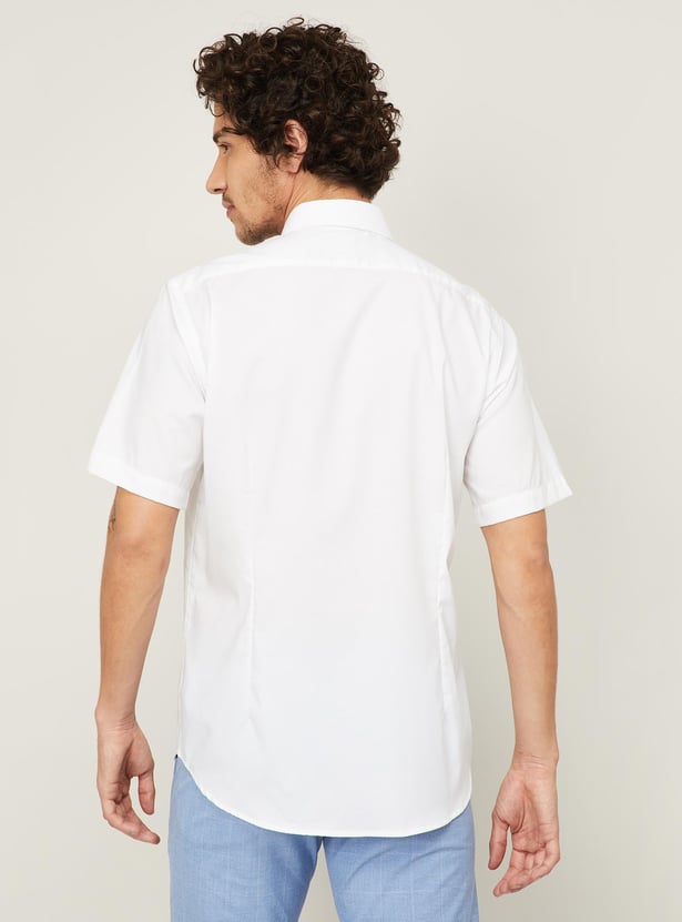 LOUIS PHILIPPE Men Solid Slim Fit Casual Shirt