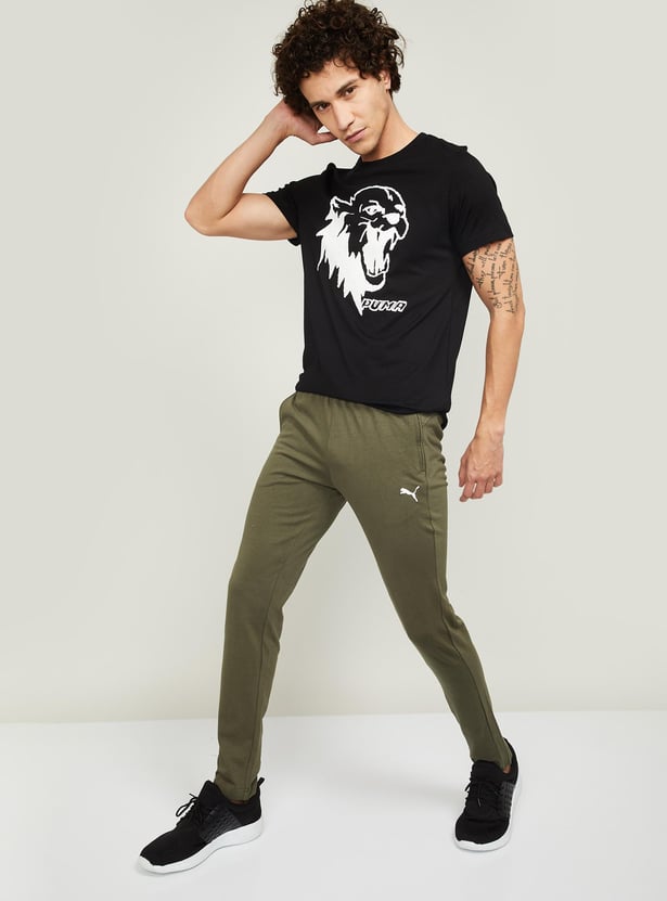 PUMA Men Printed Crew Neck T-shirt