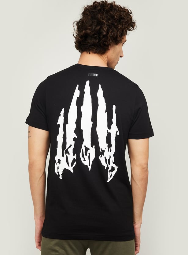 PUMA Men Printed Crew Neck T-shirt