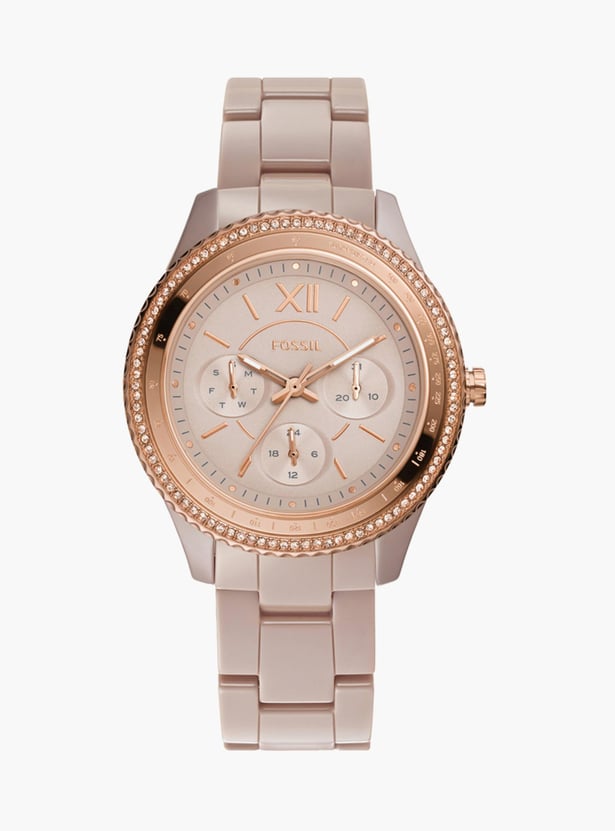 FOSSIL Stella Women Embellished Multifunctional Watch - CE1112