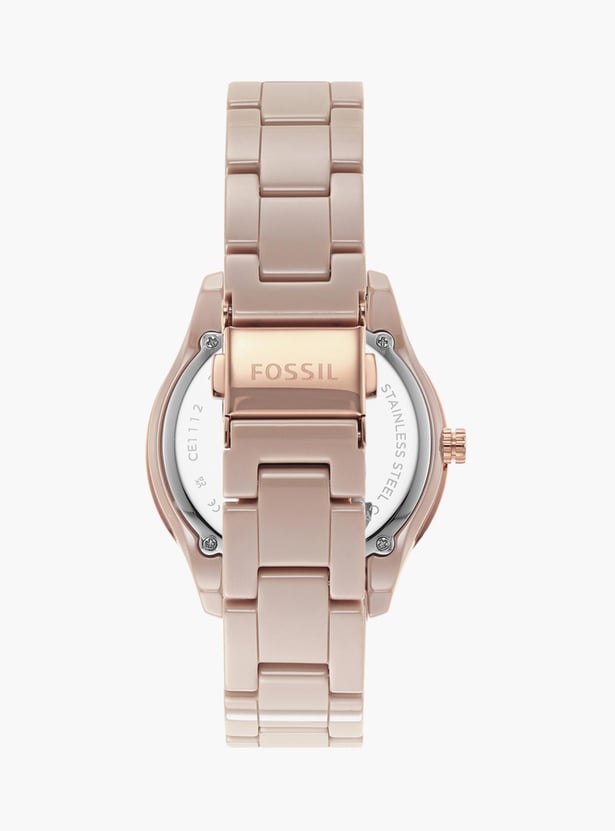 FOSSIL Stella Women Embellished Multifunctional Watch - CE1112