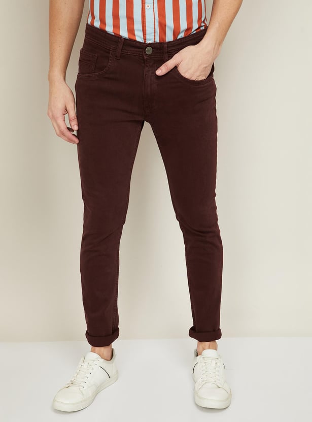 Buy V DOT Men Solid Super Skinny Fit Jeans from V Dot at just INR