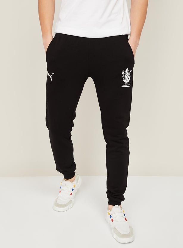 Buy PUMA Men RCB Printed Elasticated Waist Joggers from PUMA at