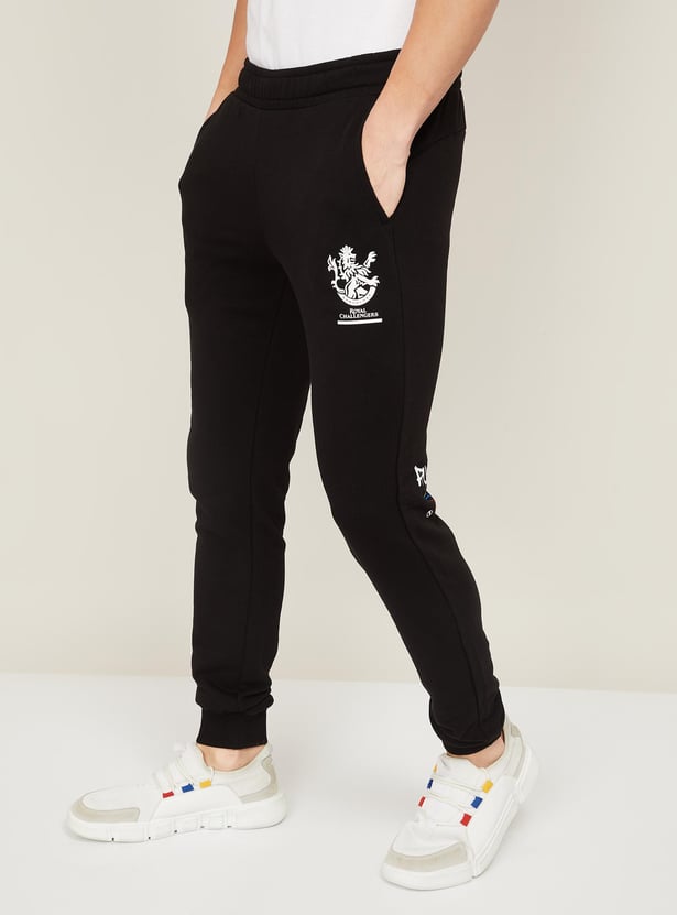 Buy PUMA Men RCB Printed Elasticated Waist Joggers from PUMA at