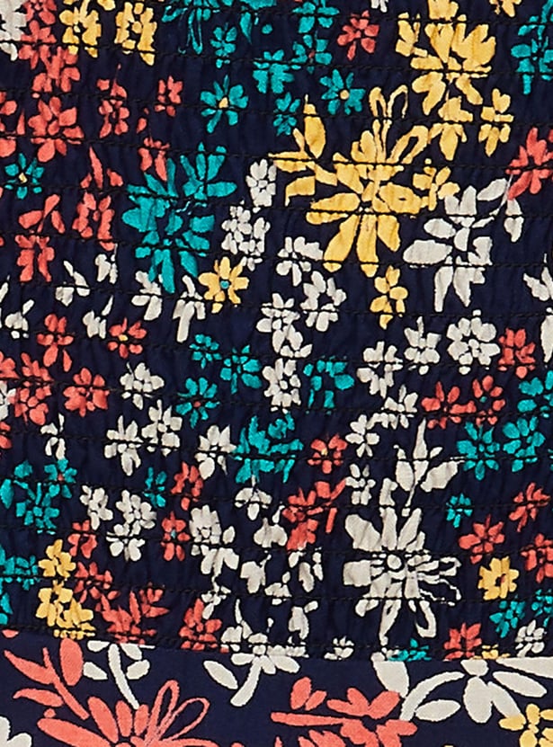 GINGER Women Floral Printed A-Line Mini Dress