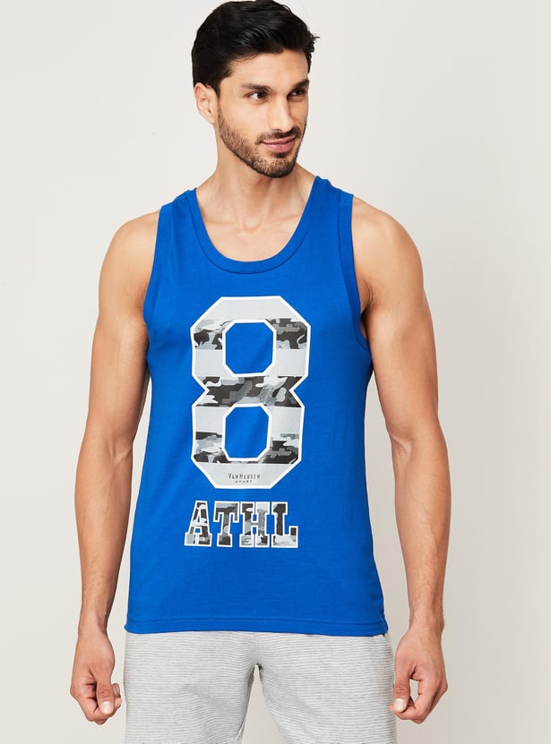 VAN HEUSEN Men Printed Vest