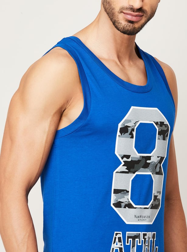 VAN HEUSEN Men Printed Vest