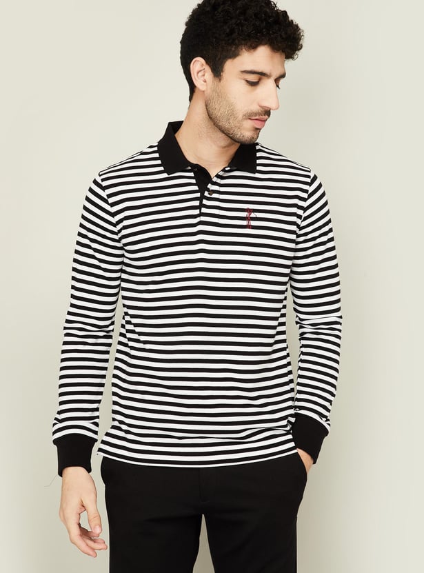 Black Striped T Shirt Mens Full Sleeve Shop Gant Men Black Striped