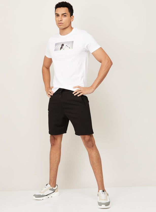 KAPPA Men Solid Sports Shorts