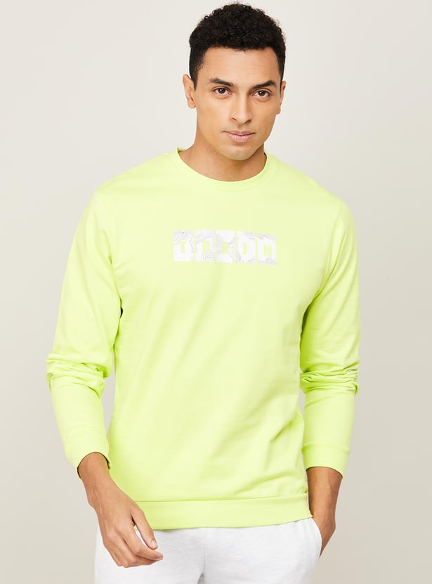 KAPPA Men Printed Pullover Sweatshirt