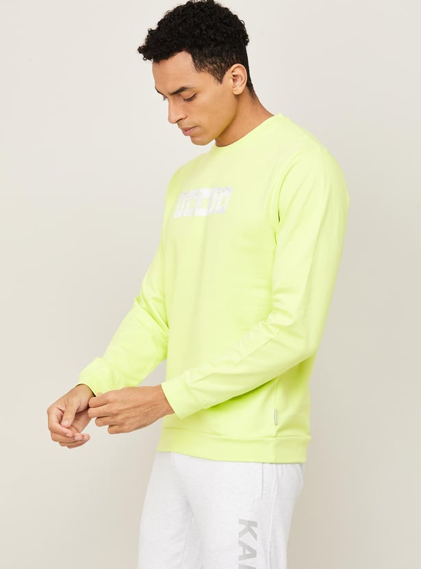 KAPPA Men Printed Pullover Sweatshirt