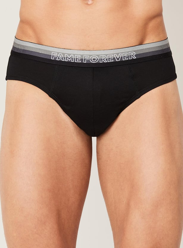 FAME FOREVER Solid Briefs - Pack of 2