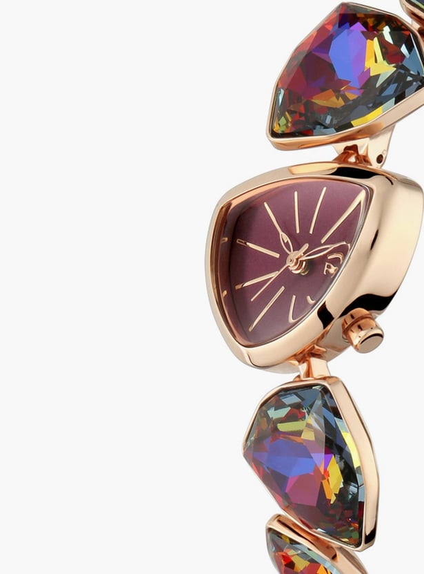 TITAN RAGA Women Embellished Analog Watch - NP95095WM02F
