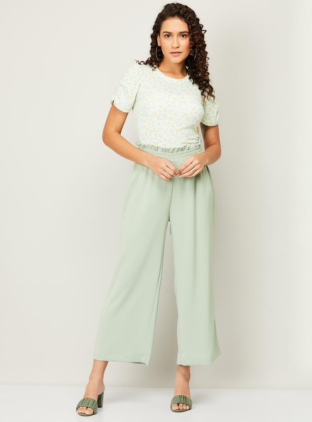 AND Women Printed Regular Fit Casual Top
