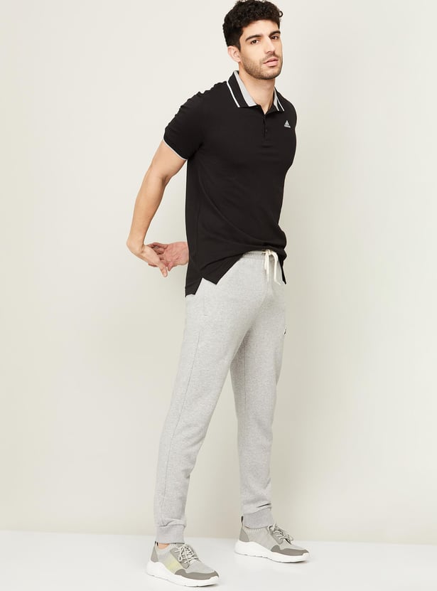 ADIDAS Men Solid Regular Fit Polo T-shirt