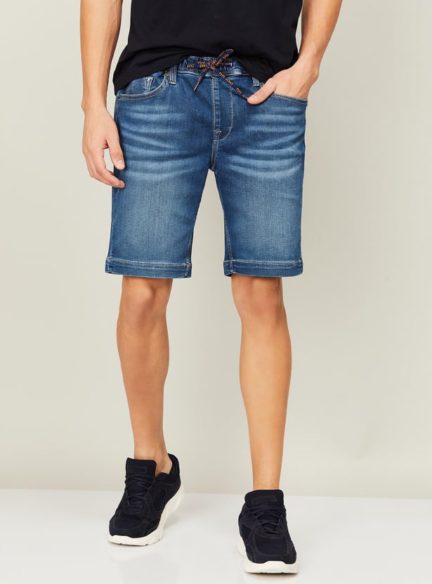 Buy PEPE JEANS Men Stonewashed Denim Shorts from Pepe Jeans at