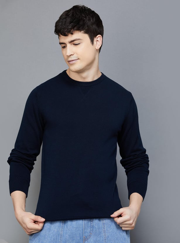 FAME FOREVER Solid Sweater
