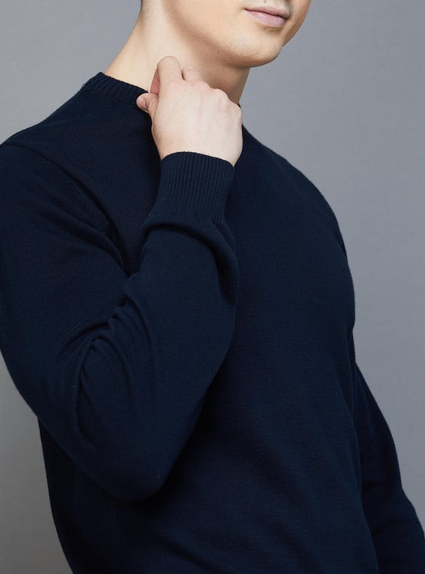 FAME FOREVER Solid Sweater