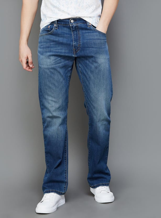 Buy LEVI'S Men Lightly Washed Bootcut Jeans from Levi's at just