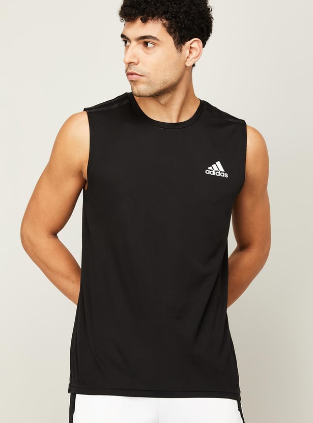 Buy ADIDAS Men Sleeveless Sports T-shirt from Adidas at just INR - Main Image