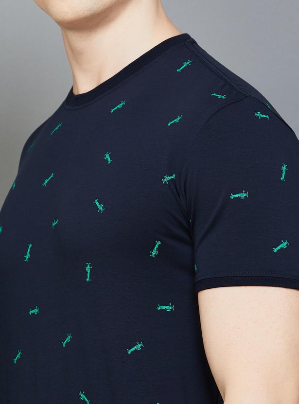 FAHRENHEIT Men Printed Regular Fit T-shirt