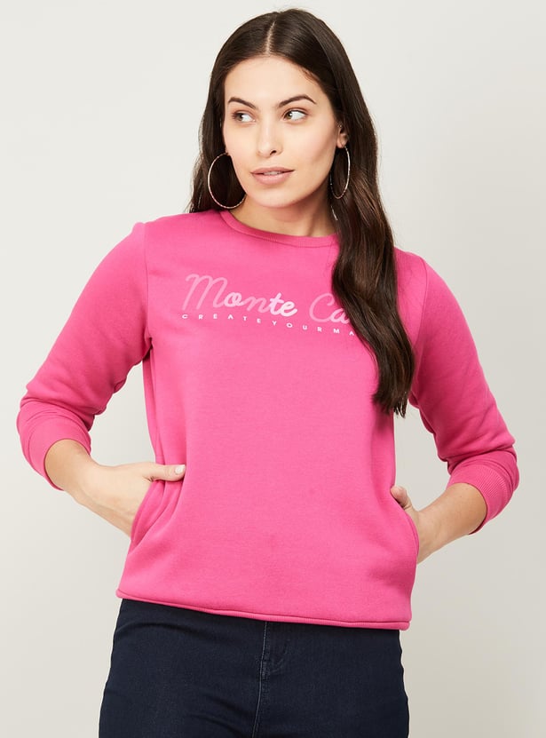 Monte Carlo Round Neck Top Womens Buy Monte Carlo Pink Round Neck