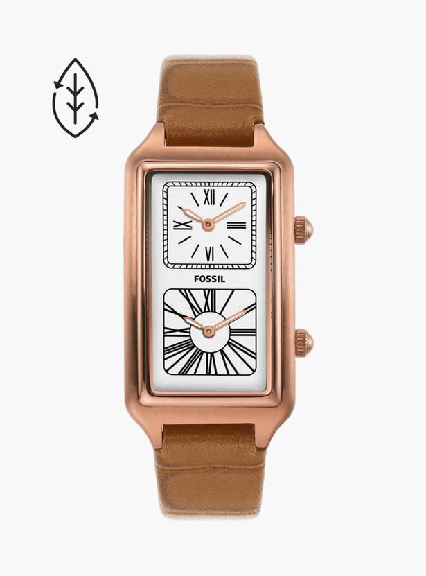 Fossil rectangle watch best sale