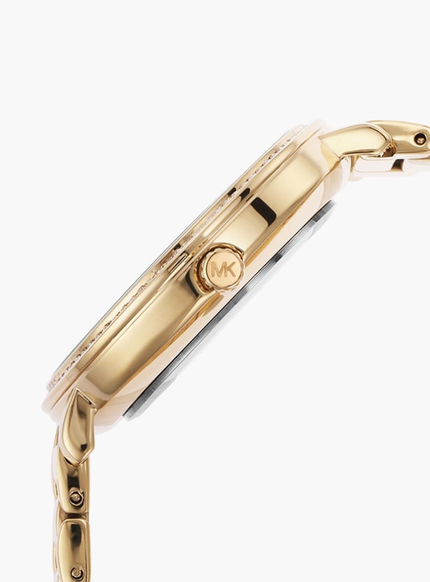 Buy MICHAEL KORS Women Embellished Analog Watch with Metal Strap 