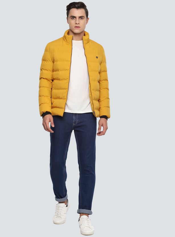 Buy LOUIS PHILIPPE Men Solid Full Sleeves Zip Closure Wind Cheater