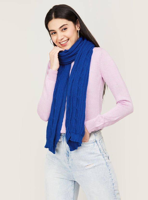 GINGER Women Textured Knit Stole