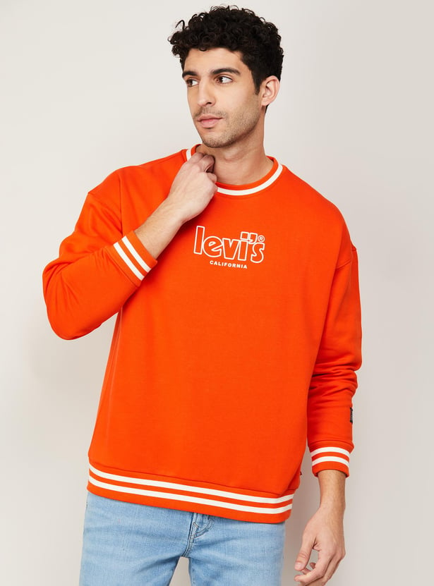 Buy LEVI S Men Printed Crew Neck Sweatshirt from Levi s at just INR 3299.0