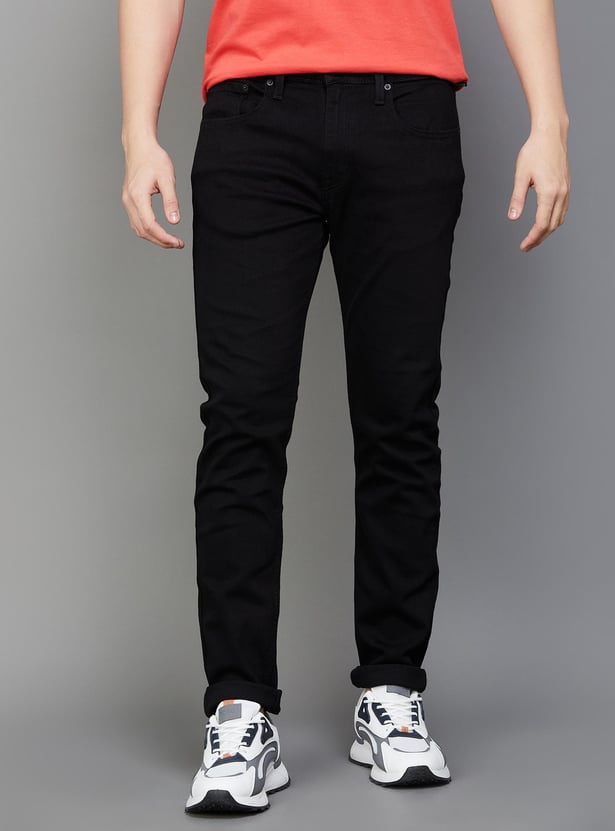 LEVI'S Men Solid Slim Tapered Fit Jeans