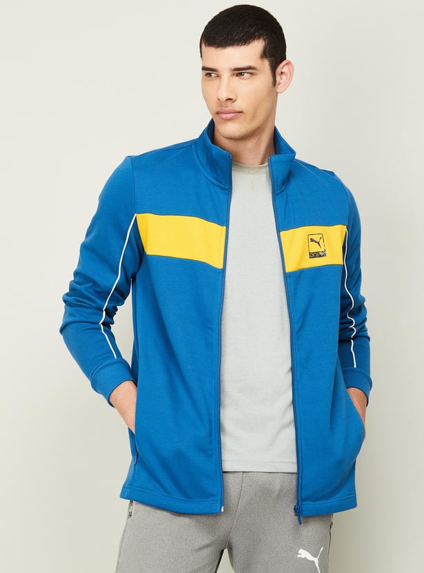 Buy PUMA Men Solid Full Sleeves Sporty Sweatshirt from PUMA at