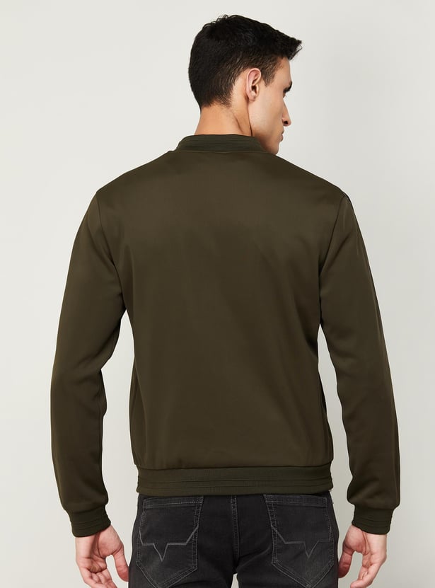 Buy UNITED COLORS OF BENETTON Men Typographic Printed Bomber