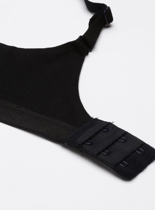 ENAMOR Solid Padded Non-Wired Full-Coverage Bra
