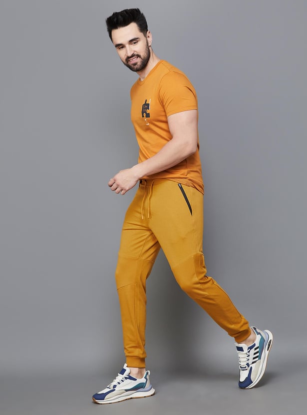 FAME FOREVER Men Solid Slim Fit Joggers