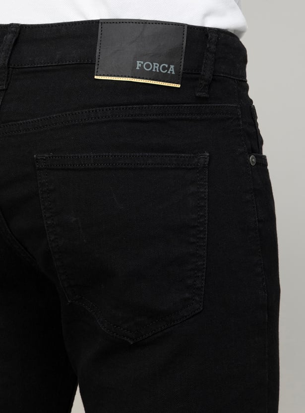 FORCA Men Solid Slim Tapered Fit Jeans