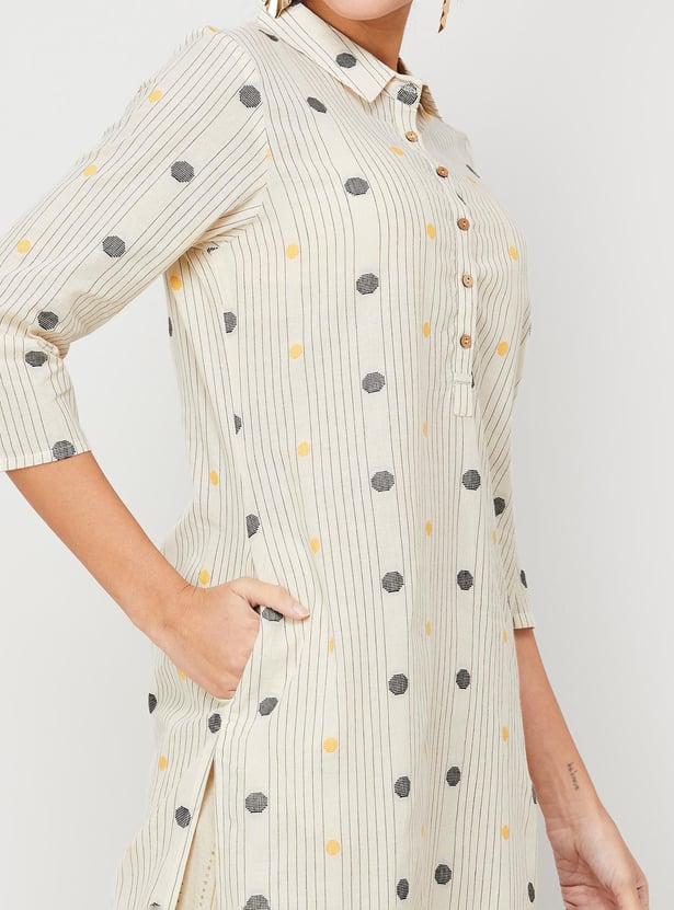 MELANGE Women Printed Straight Kurta