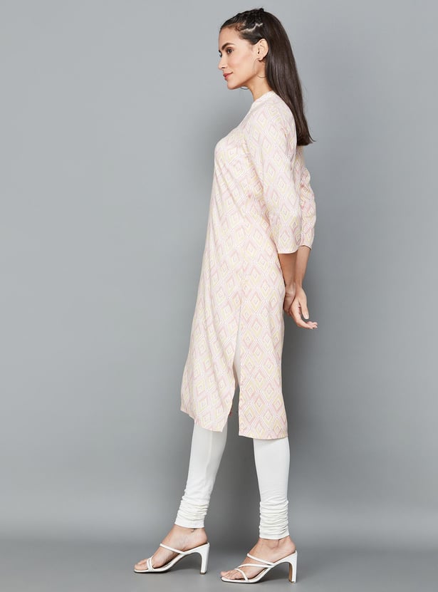 MELANGE Women Printed Straight Kurta