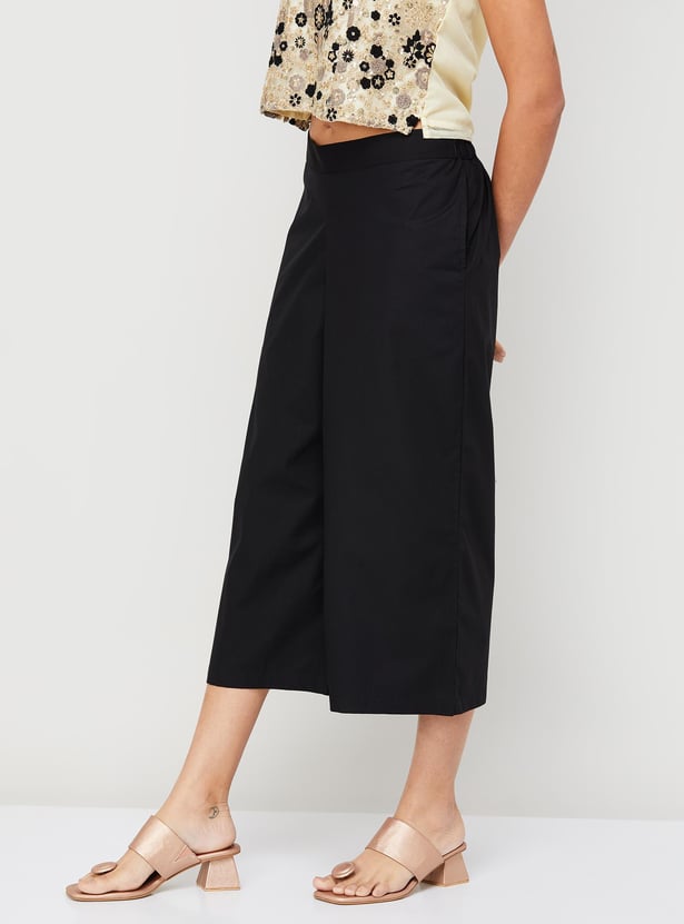 MELANGE Women Solid Culottes