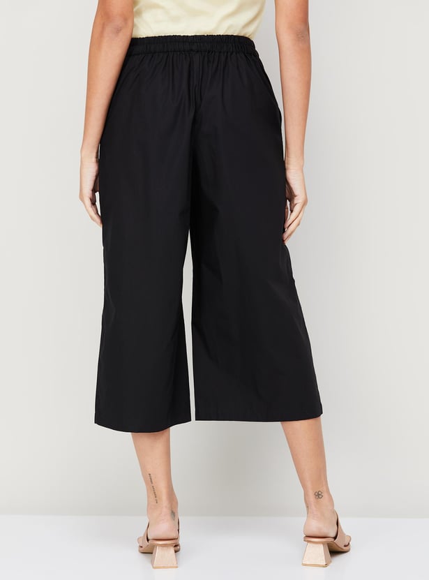 MELANGE Women Solid Culottes