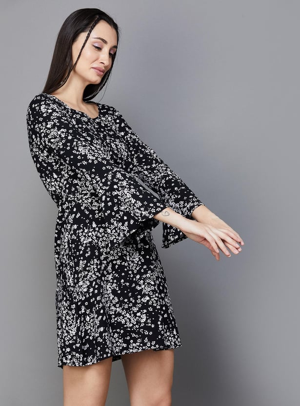 FAME FOREVER Women Printed A-line Dress