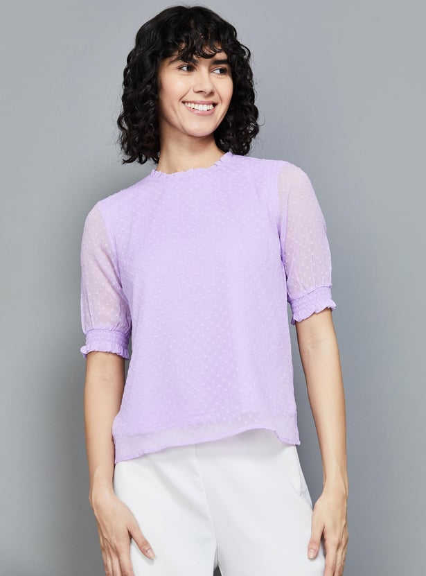 FAME FOREVER Women Textured Top